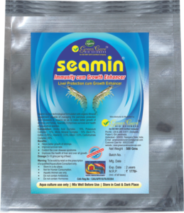 SEAMIN is the liver procter to prawns fishes shrims
